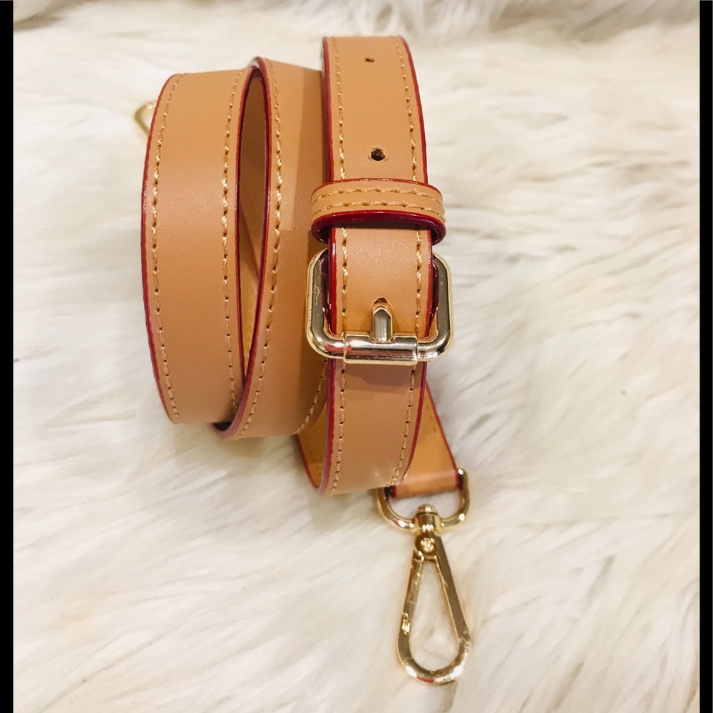 Elegant Tan Shoulder Bag Strap